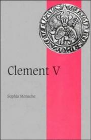 Cover of: Clement V by Sophia Menache