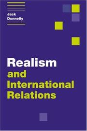 Cover of: Realism and International Relations (Themes in International Relations) by Jack Donnelly