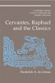 Cover of: Cervantes, Raphael, and the classics