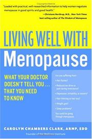 Cover of: Living well with menopause by Carolyn Chambers Clark