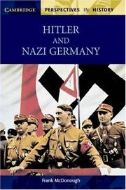 Cover of: Hitler and Nazi Germany