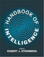 Cover of: Handbook of intelligence