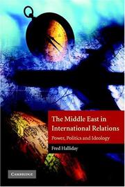 Cover of: The Middle East in International Relations by Fred Halliday