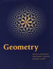 Cover of: Geometry by David A. Brannan
