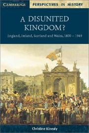 Cover of: A disunited kingdom? by Christine Kinealy