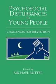 Cover of: Psychosocial Disturbances in Young People: Challenges for Prevention