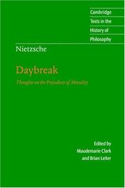 Cover of: Daybreak by Friedrich Nietzsche