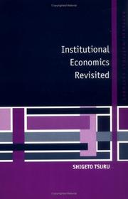 Cover of: Institutional Economics Revisited (Raffaele Mattioli Lectures)