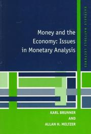 Cover of: Money and the Economy: Issues in Monetary Analysis (Raffaele Mattioli Lectures)