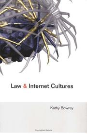 Cover of: Law and Internet Cultures