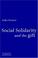 Cover of: Social Solidarity and the Gift