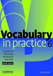 Cover of: Vocabulary in Practice 6 (Vocabulary in Practice)