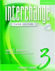 Cover of: Interchange Student's Book 3 with Audio CD (Interchange Third Edition) by Jack C. Richards, Jonathan Hull, Susan Proctor
