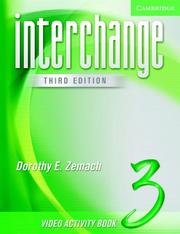 Cover of: Interchange Video Activity Book 3 (Interchange Third Edition)