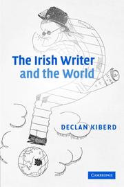 Cover of: The Irish Writer and the World