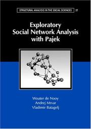 Cover of: Exploratory Social Network Analysis with Pajek (Structural Analysis in the Social Sciences)