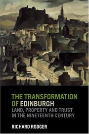 Cover of: The Transformation of Edinburgh | Richard Rodger