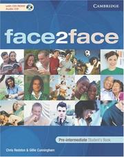 Cover of: face2face Pre-intermediate Student's Book with CD ROM/Audio CD (face2face)