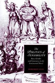 Cover of: The Politics of Sensibility by Markman Ellis