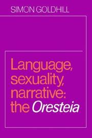 Cover of: Language, Sexuality, Narrative | Simon Goldhill