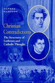 Christian Contradictions by Daphne Hampson