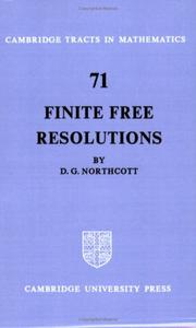 Cover of: Finite Free Resolutions (Cambridge Tracts in Mathematics)