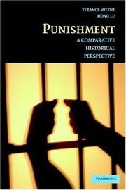 Cover of: Punishment by Terance D. Miethe, Hong Lu