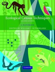 Cover of: Ecological Census Techniques | William J. Sutherland