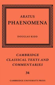 Cover of: Aratus: Phaenomena (Cambridge Classical Texts and Commentaries)