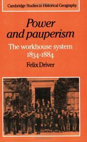 Cover of: Power and pauperism: the workhouse system, 1834-1884