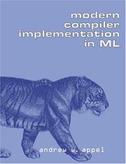 Cover of: Modern Compiler Implementation in ML by Andrew W. Appel