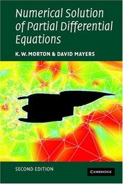 Cover of: Numerical solution of partial differential equations by K. W. Morton