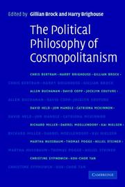 Cover of: The Political Philosophy of Cosmopolitanism