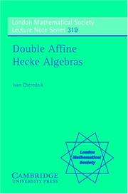 Double Affine Hecke Algebras by Ivan Cherednik