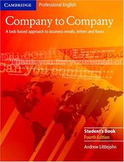 Cover of: Company to Company Student's Book by Andrew Littlejohn