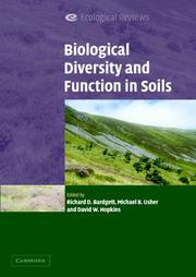 Cover of: Biological Diversity and Function in Soils (Ecological Reviews) by 