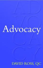 Cover of: Advocacy