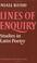 Cover of: Lines of enquiry