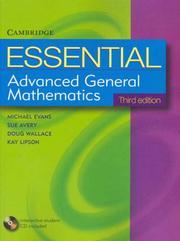 Cover of: Essential Advanced General Mathematics Third Edition with Student CD-Rom (Essential Mathematics)