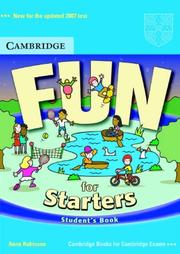 Cover of: Fun for Starters Student's Book by Anne Robinson