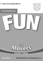 Cover of: Fun for Movers Teacher's Book by Anne Robinson
