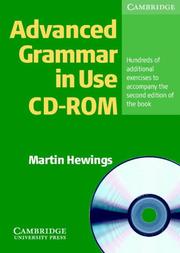 Cover of: Advanced Grammar in Use CD ROM (Grammar in Use)