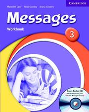 Cover of: Messages 3 Workbook with Audio CD/CD-ROM (Messages) by Meredith Levy, Noel Goodey, Diana Goodey