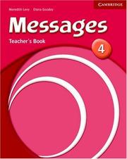 Cover of: Messages 4 Teacher's Book (Messages)