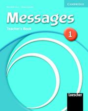 Cover of: Messages 1 Teacher's Book Italian Version (Messages)