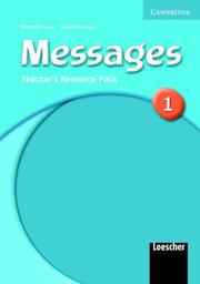 Cover of: Messages 1 Teacher's Resource Pack Italian Version (Messages)