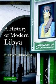 Cover of: A History of Modern Libya by Dirk Vandewalle