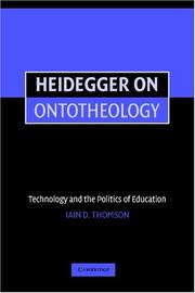 Heidegger on Ontotheology by Iain Thomson