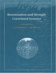 Cover of: Bosonization and Strongly Correlated Systems