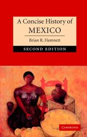 Cover of: A Concise History of Mexico (Cambridge Concise Histories) by Brian R. Hamnett